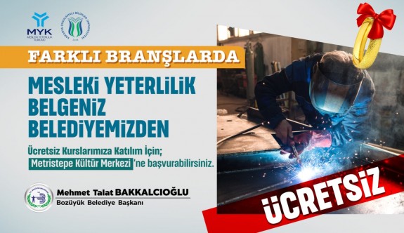 YETERLİLİK KURSLARINA BAŞVURULAR DEVAM EDİYOR 